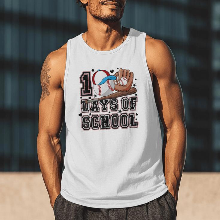 Baseball 100 Days Of School Happy 100th Day Teachers Kids Men Tank Top
