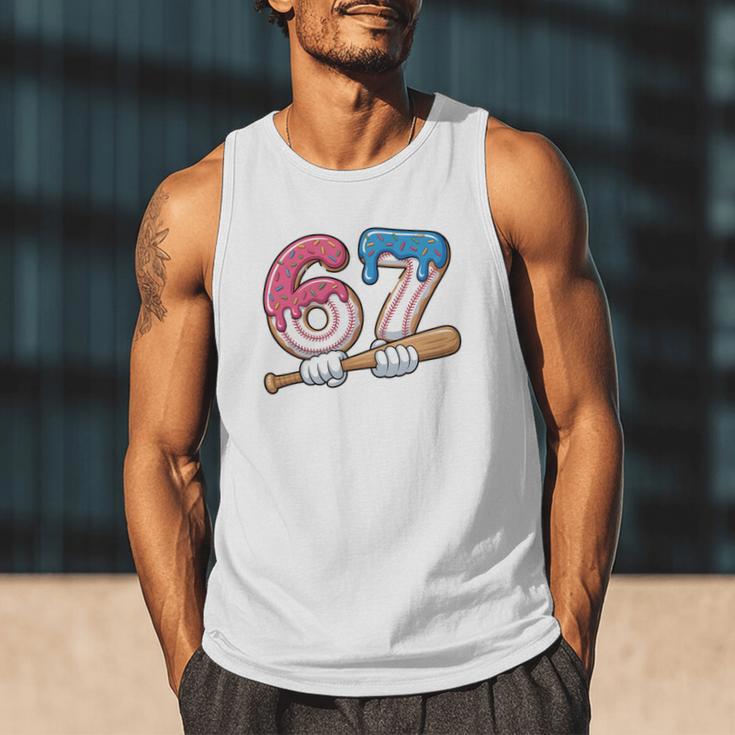Baseball 67 Kids Ice Cream Drip Six Seven Youth Boys Men Tank Top