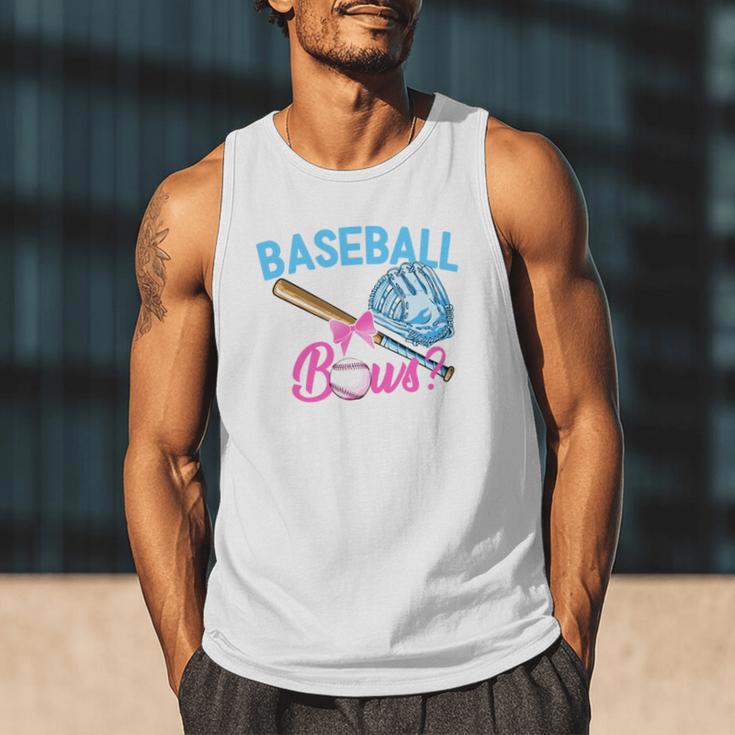 Baseball Or Bows Brother Loves You Gender Reveal Boy Or Girl Men Tank Top Baseball Or Bows Brother Loves You Gender Reveal Boy Or Girl Men Tank Top