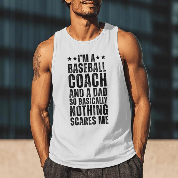 Baseball Coach And A Dad So Basically Baseball Dad Men Tank Top
