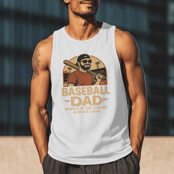 Baseball Dad – Always In The Stands Always Loud Retro Premium Men Tank Top