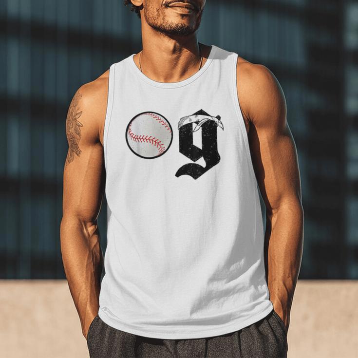 Baseball Dad Coach Old Head OG Old School Baller White Men Tank Top Baseball Dad Coach Old Head OG Old School Baller White Men Tank Top