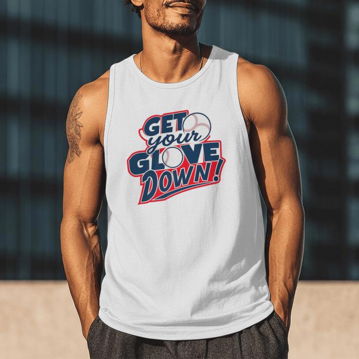 Baseball Dad Coach Training Saying Get Your Glove Down Premium Men Tank Top Baseball Dad Coach Training Saying Get Your Glove Down Premium Men Tank Top
