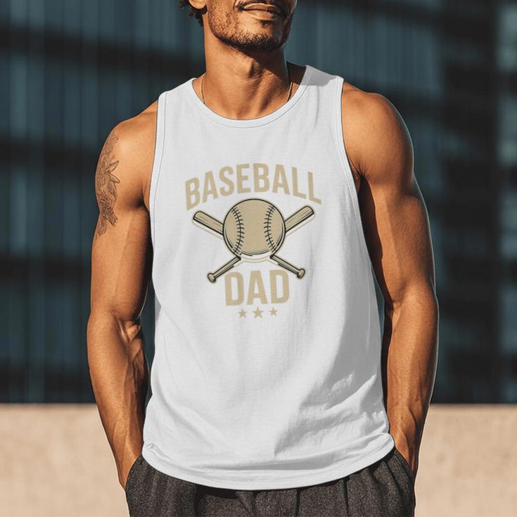 Baseball Dad Crossed Bats Cool Sports Fan Vintage Premium Men Tank Top Baseball Dad Crossed Bats Cool Sports Fan Vintage Premium Men Tank Top