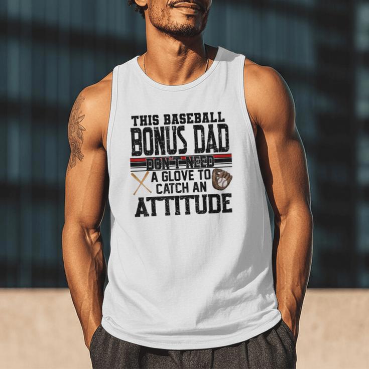 This Baseball Dad Don’t Need A Glove To Catch An Attitude Men Tank Top