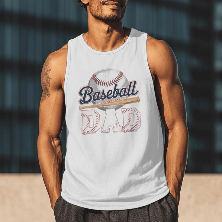 Baseball Dad Father's Day Sports Baseball Lover Premium Men Tank Top