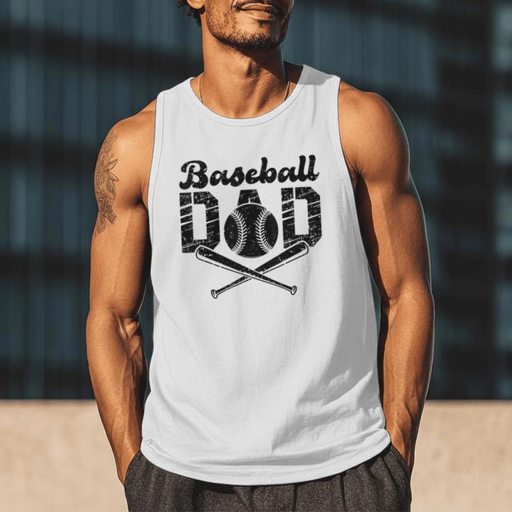 Baseball Dad Happy Fathers Day For Men Wife Daughter Son Men Tank Top Baseball Dad Happy Fathers Day For Men Wife Daughter Son Men Tank Top