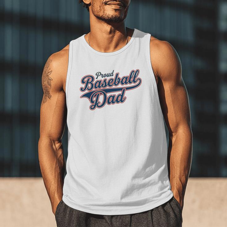 Baseball Dad Graphic Premium Tri-Blend Men Tank Top