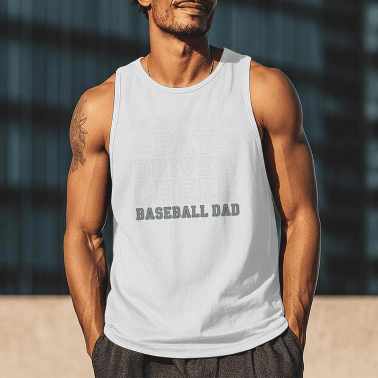 Baseball Dad Saying Quote Humor For Men Father Daddy Premium Tri-Blend Men Tank Top