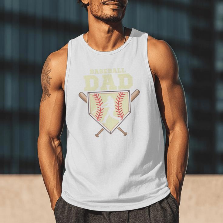 Baseball Dad Sport Fan Father Premium Men Tank Top