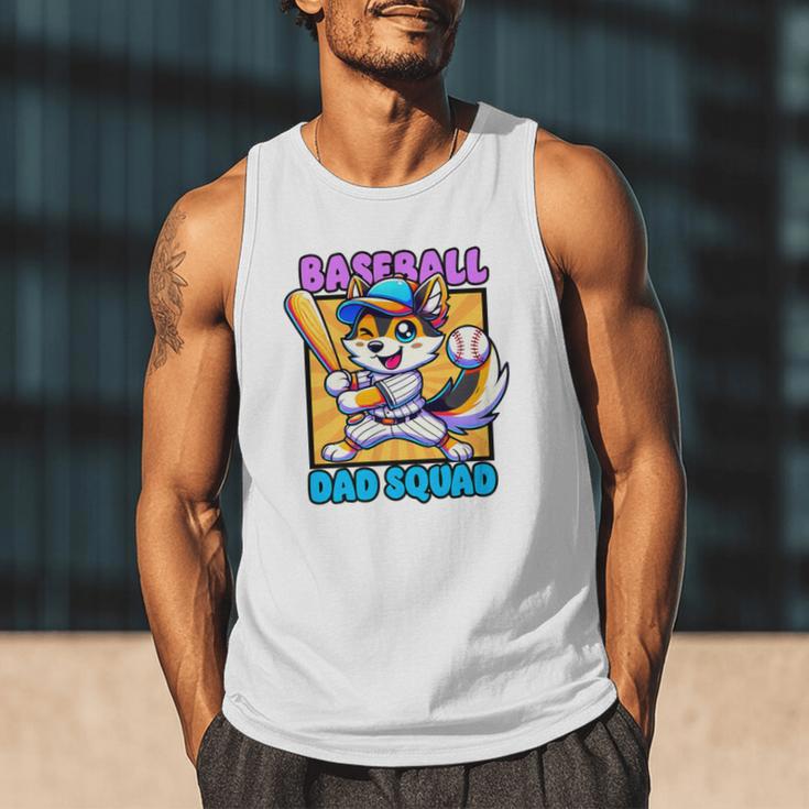 Baseball Dad Squad Fox On The Bat Premium Men Tank Top Baseball Dad Squad Fox On The Bat Premium Men Tank Top