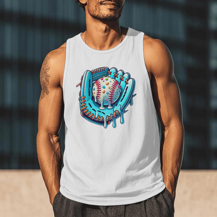 Baseball Drip Ice Cream Sprinkles Baseball Player Premium Tri-Blend Men Tank Top Baseball Drip Ice Cream Sprinkles Baseball Player Premium Tri-Blend Men Tank Top