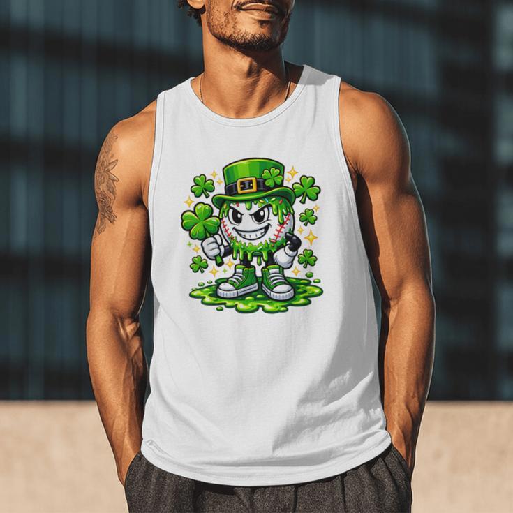 Baseball Drip Icecream Apparel Youth Boy St Patrick Day Men Tank Top Baseball Drip Icecream Apparel Youth Boy St Patrick Day Men Tank Top
