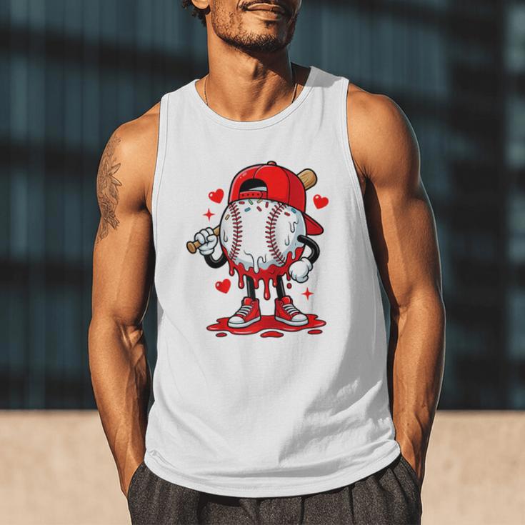Baseball Drip Icecream Apparel Youth Boy Valentine Raglan Baseball Tee Men Tank Top Baseball Drip Icecream Apparel Youth Boy Valentine Raglan Baseball Tee Men Tank Top