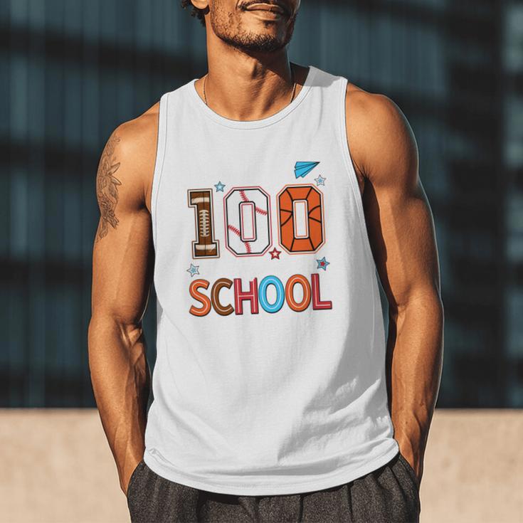 Baseball Football Basketball I Survived 100 Days Of School Men Tank Top Baseball Football Basketball I Survived 100 Days Of School Men Tank Top