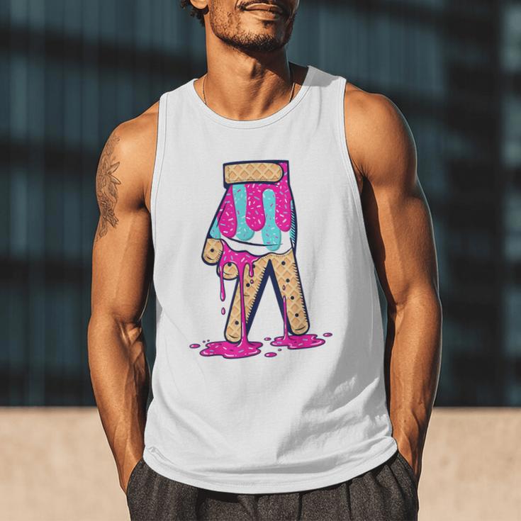 Baseball Ice Cream Drip Boys Glove Sprinkles Baseball Lover Men Tank Top Baseball Ice Cream Drip Boys Glove Sprinkles Baseball Lover Men Tank Top