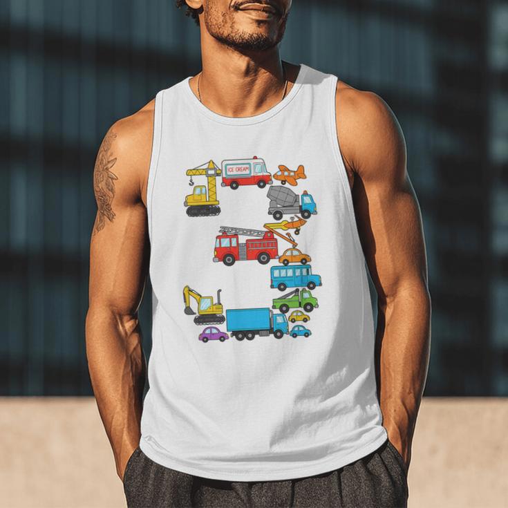 Baseball Ice Cream Drip Vehicles Youth Baseball Drip Premium Tri-Blend Men Tank Top