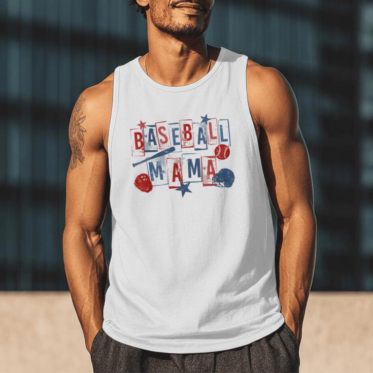 Baseball Mama Mom Mother Vintage Game Day Men Tank Top Baseball Mama Mom Mother Vintage Game Day Men Tank Top