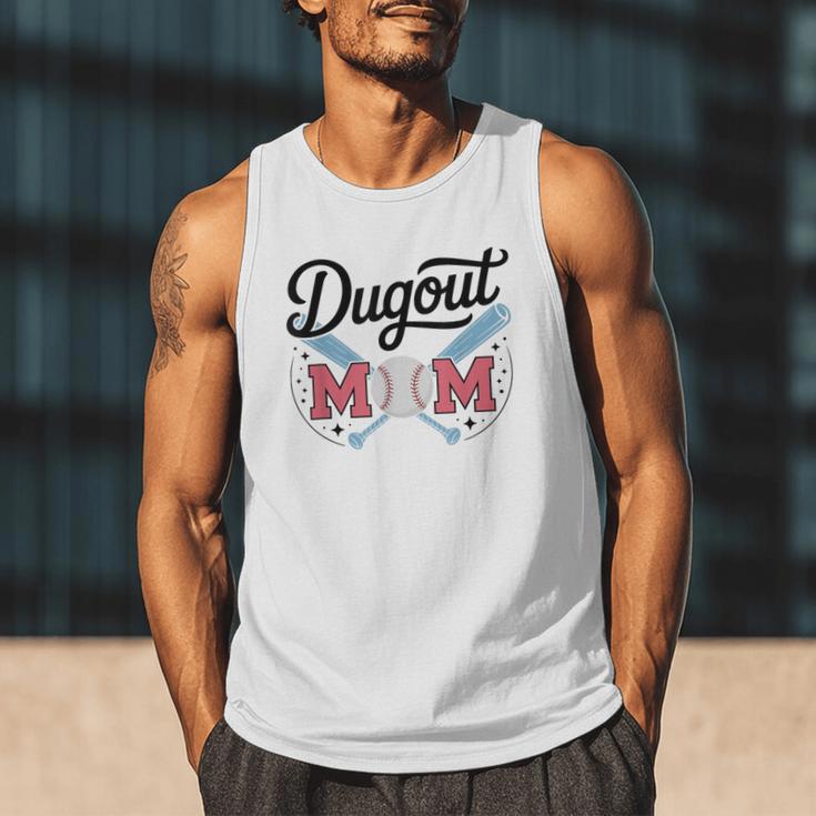 Baseball Mom – Proud Dugout Supporter Men Tank Top
