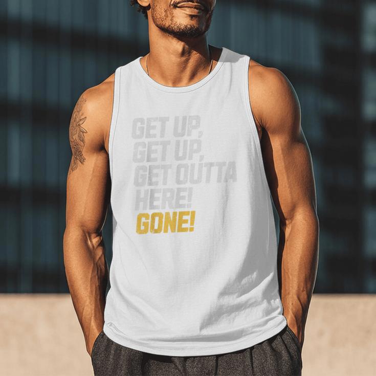 Baseball Player Get Up Get Outta Here Gone Home Run Men Tank Top Baseball Player Get Up Get Outta Here Gone Home Run Men Tank Top