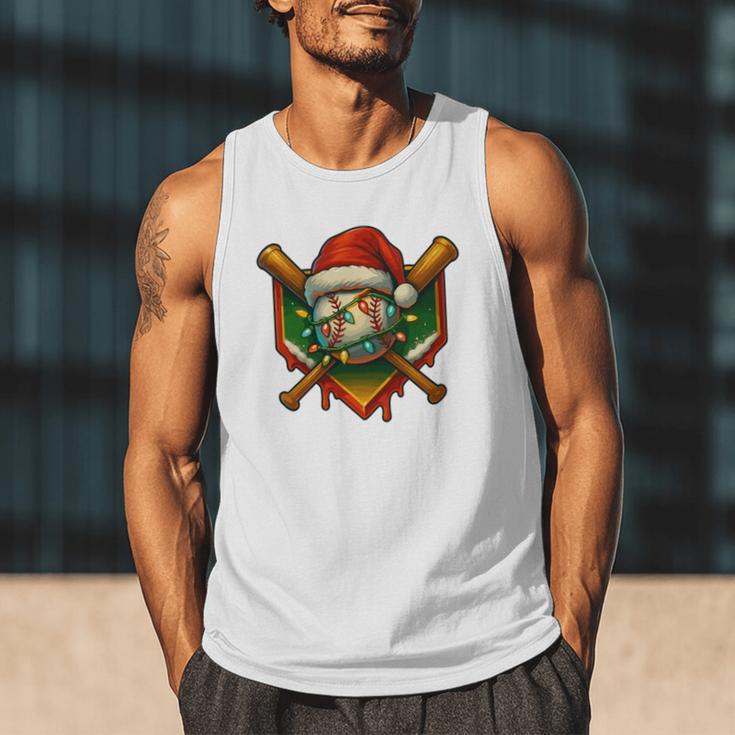 Baseball Xmas Christmas Baseball Ice Cream Drip Boys Men Tank Top Baseball Xmas Christmas Baseball Ice Cream Drip Boys Men Tank Top