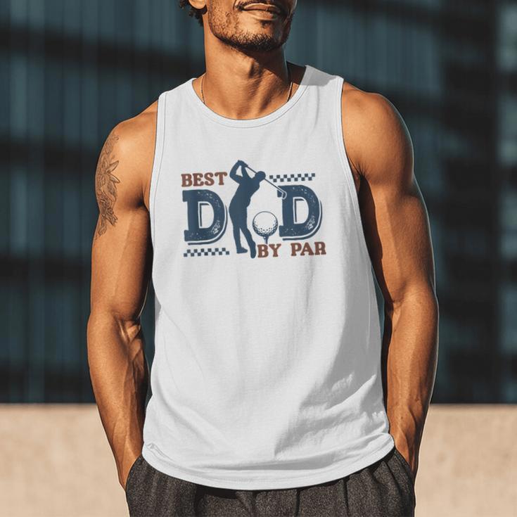 Best Dad By PAR Baseball Dad Men Tank Top