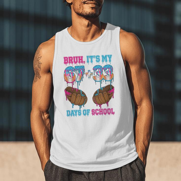 Bruh Its My 67 33 Day Of School Baseball Boys Kids 100th Day Men Tank Top Bruh Its My 67 33 Day Of School Baseball Boys Kids 100th Day Men Tank Top