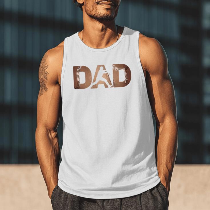 Fathers Day Baseball Player Baseball Dad Premium Men Tank Top