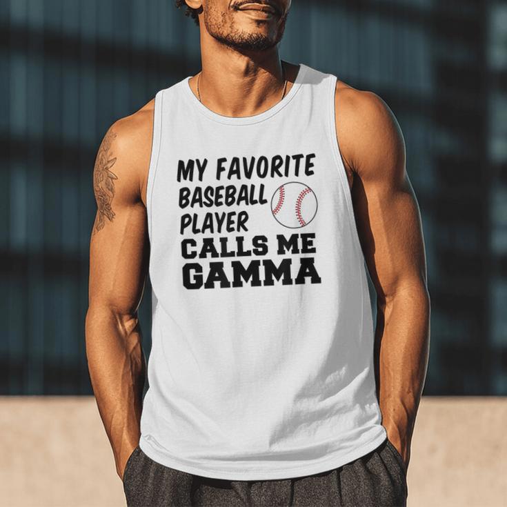 My Favorite Baseball Player Calls Me Gamma Men Tank Top My Favorite Baseball Player Calls Me Gamma Men Tank Top