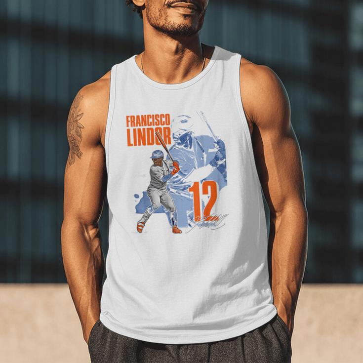 Francisco Lindor New York M Baseball Players MLBFLI304N Men Tank Top