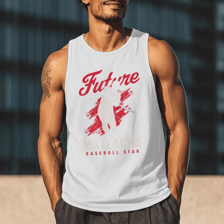 Future Matlacha Baseball Star Baseball Player Sports Theme Premium Tri-Blend Men Tank Top