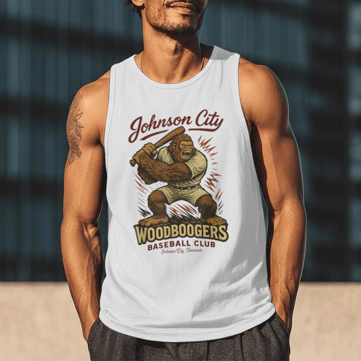 Johnson City Woodboogers Retro Baseball Club Men Tank Top Johnson City Woodboogers Retro Baseball Club Men Tank Top