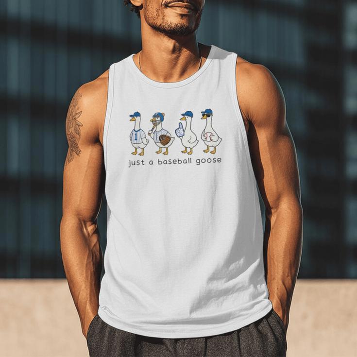Just a Baseball GooseLife Is Better With Geese On Your Team Men Tank Top