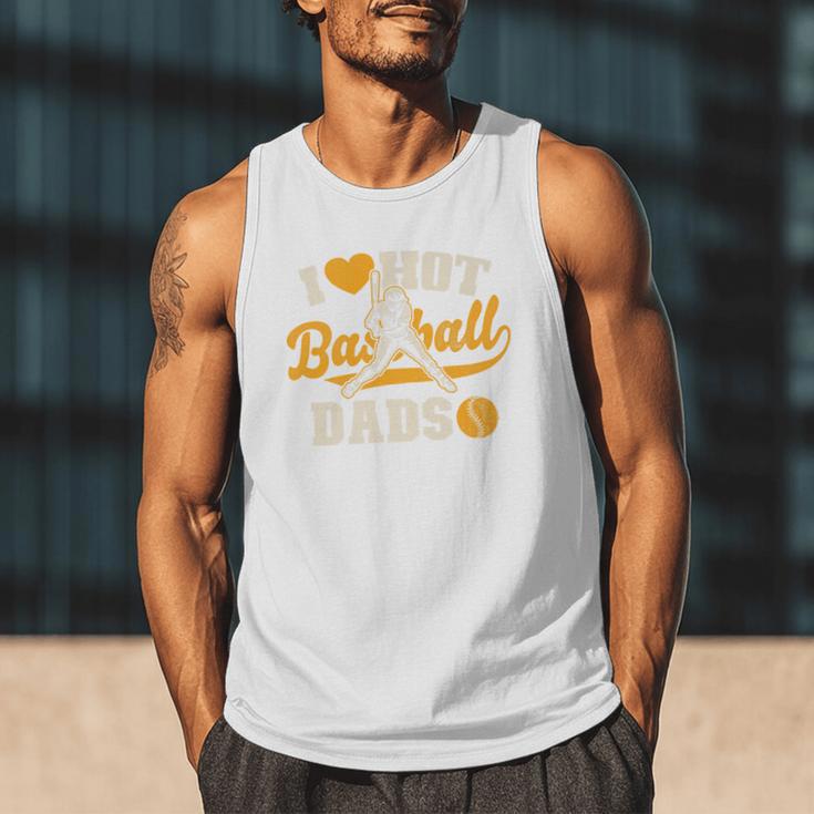 I Love Hot Baseball Dads Baseball Lovers Players Premium Men Tank Top I Love Hot Baseball Dads Baseball Lovers Players Premium Men Tank Top