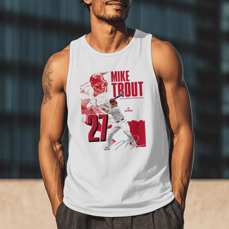 Mike Trout Los Angeles A MLB Baseball Players MLBMTR304N Men Tank Top