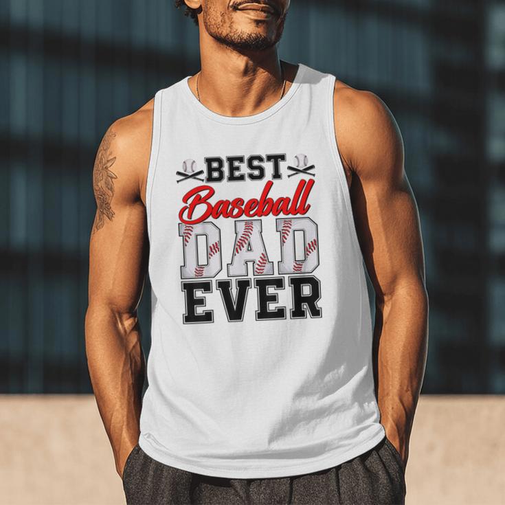 Retro Best Baseball Dad Ever Daddy Happy Fathers Day Men Men Tank Top Retro Best Baseball Dad Ever Daddy Happy Fathers Day Men Men Tank Top