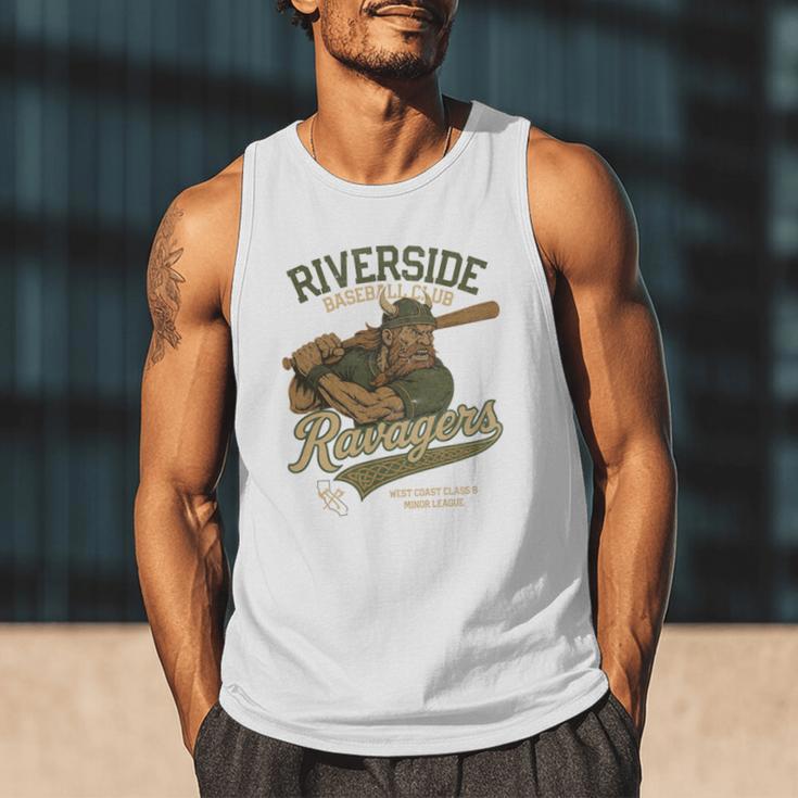 Riverside Ravagers Retro Minor League Baseball Men Tank Top Riverside Ravagers Retro Minor League Baseball Men Tank Top
