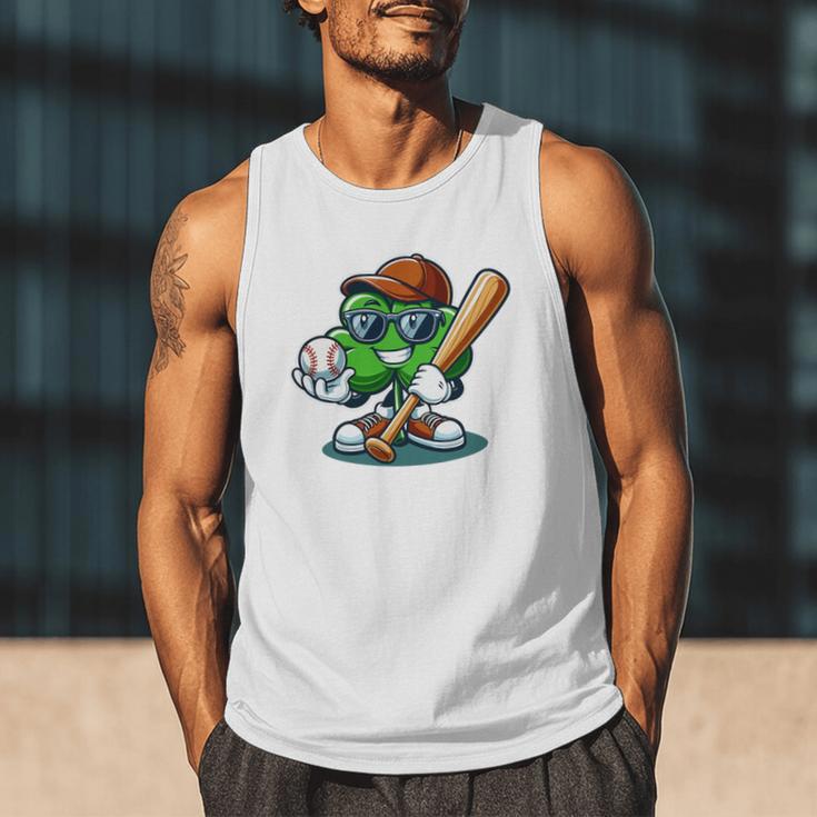 Shamrock Baseball St Patrick's Day Kids Boys Toddlers Premium Tri-Blend Men Tank Top