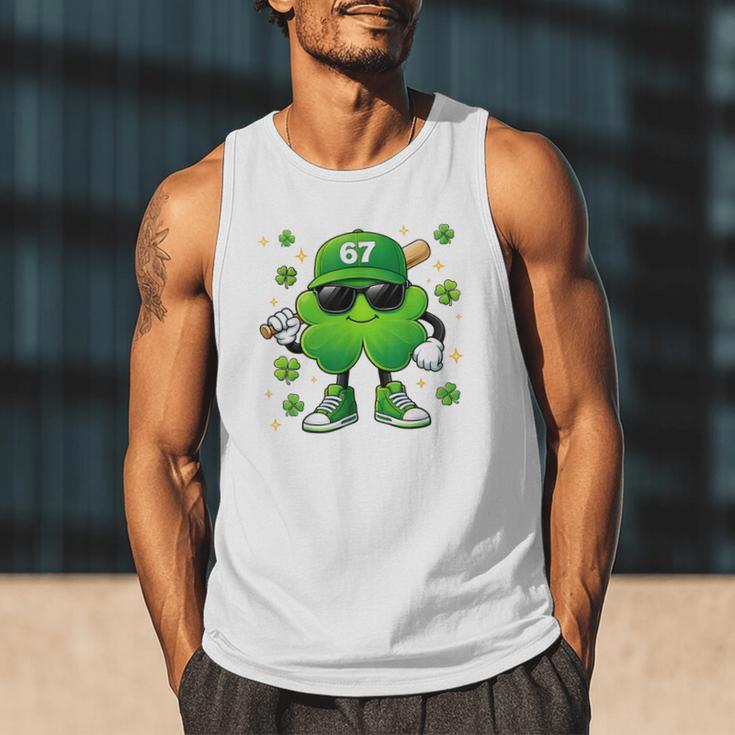 Shamrocks Playing Baseball St Patricks Day 6 7 Meme Men Boys Men Tank Top Shamrocks Playing Baseball St Patricks Day 6 7 Meme Men Boys Men Tank Top