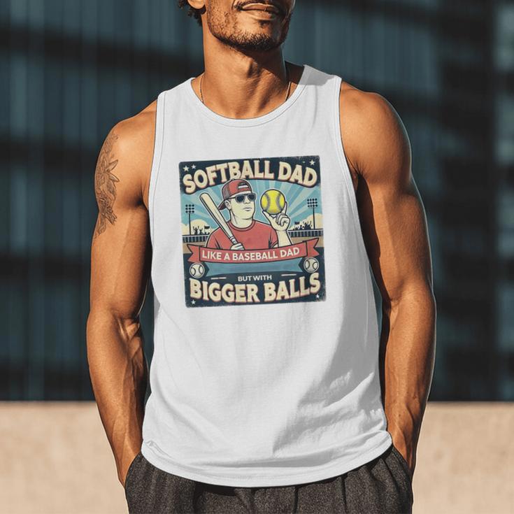 Softball Dad Like a Baseball Dad With Bigger Balls Gift Men Premium Men Tank Top Softball Dad Like a Baseball Dad With Bigger Balls Gift Men Premium Men Tank Top
