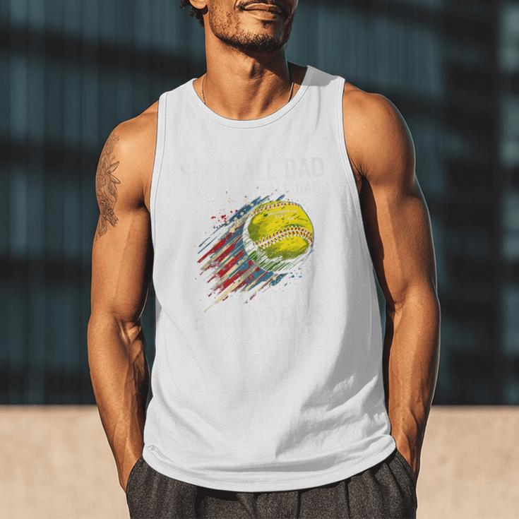 Softball Dad Like a Baseball Dad With Bigger Balls Premium Men Tank Top Softball Dad Like a Baseball Dad With Bigger Balls Premium Men Tank Top