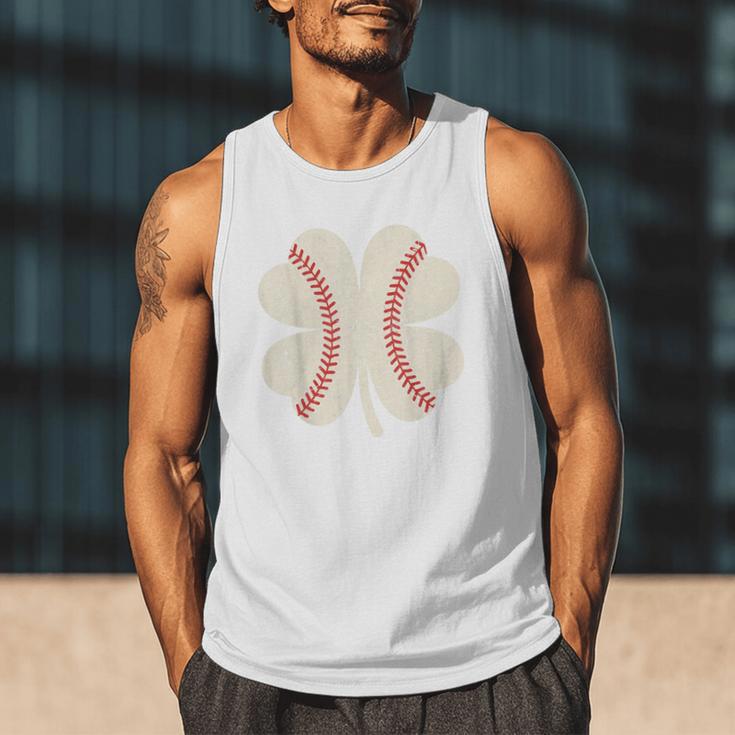StPatrick’s Day Irish Shenanigans Baseball Fan Shamrock Tee Men Tank Top