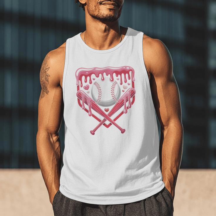 Valentines Baseball Boys Ice Cream Drip Heart Youth Kids Men Tank Top Valentines Baseball Boys Ice Cream Drip Heart Youth Kids Men Tank Top