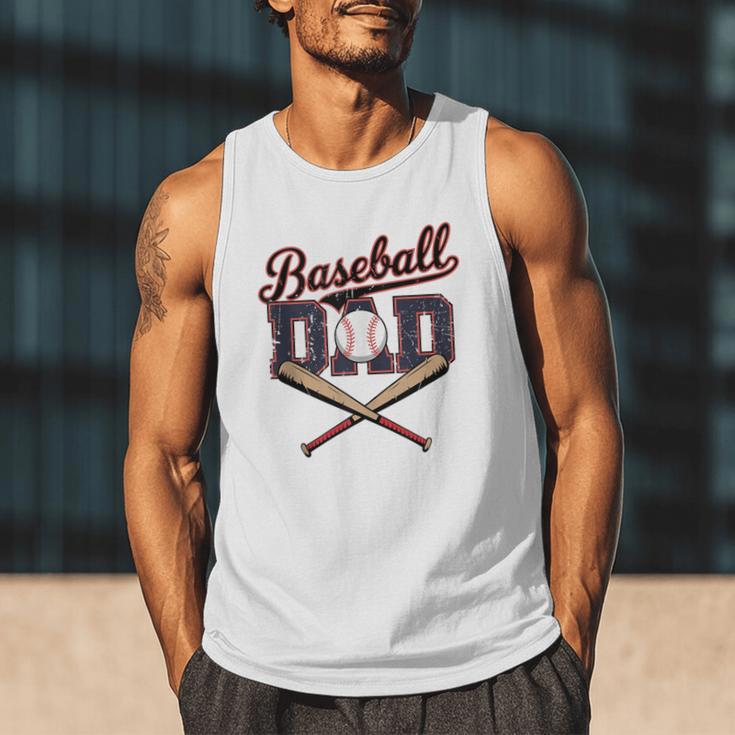 Vintage Baseball Dad For Game Day Father's Day Toddler Kids Men Tank Top Vintage Baseball Dad For Game Day Father's Day Toddler Kids Men Tank Top