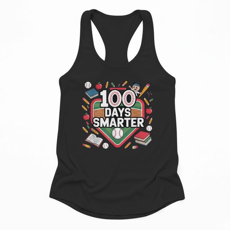 100 Day Baseball School Sports Kids Flowy Tank