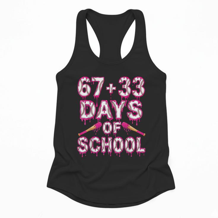 100 Days Of School Baseball Boys Six Seven Drip 100th Day Flowy Tank