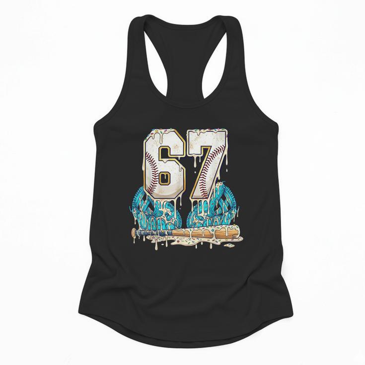 67 Baseball Drip Boys Youth Kids 6-7 Ice Cream Dripping 6 7 Flowy Tank