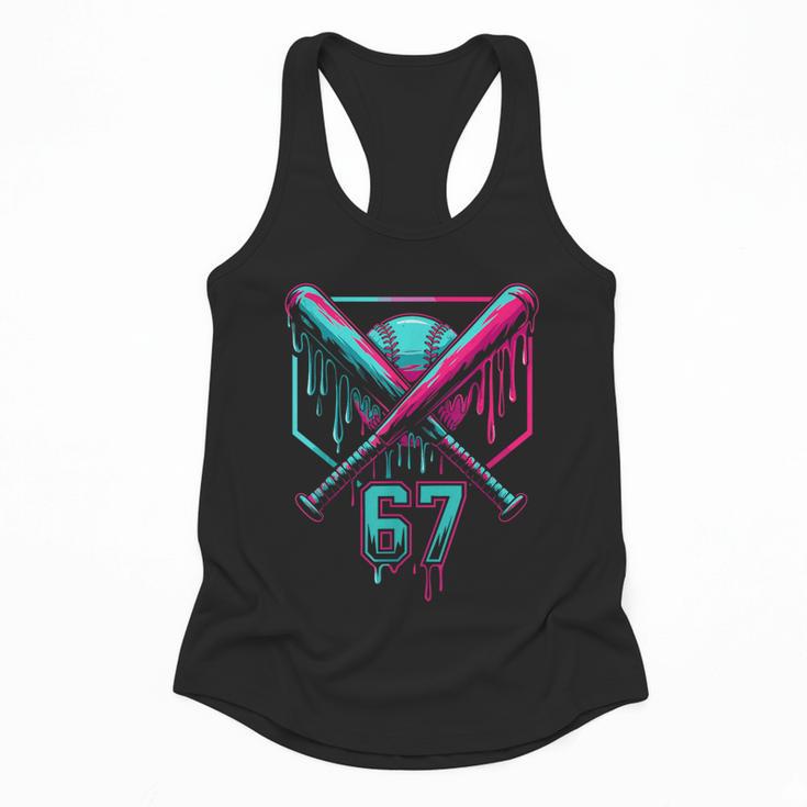 67 Baseball Drip Six Seven Gen Alpha Slag Flowy Tank
