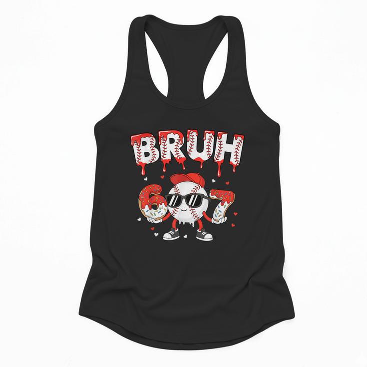 67 Bruh Valentines Baseball Boys Kids Six Seven 6 7 Flowy Tank