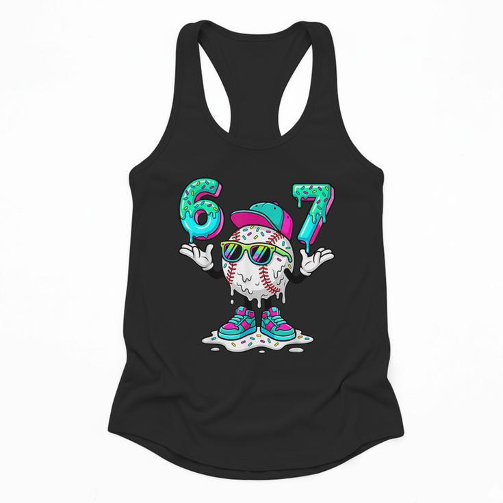 67 Meme Six Seven 6 7 Meme Baseball Drip Flowy Tank